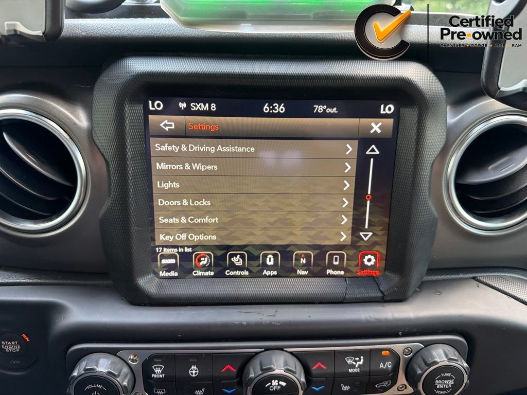 Certified 2023 Jeep Gladiator Rubicon w/ Cold Weather Group AWD/4WD image 94