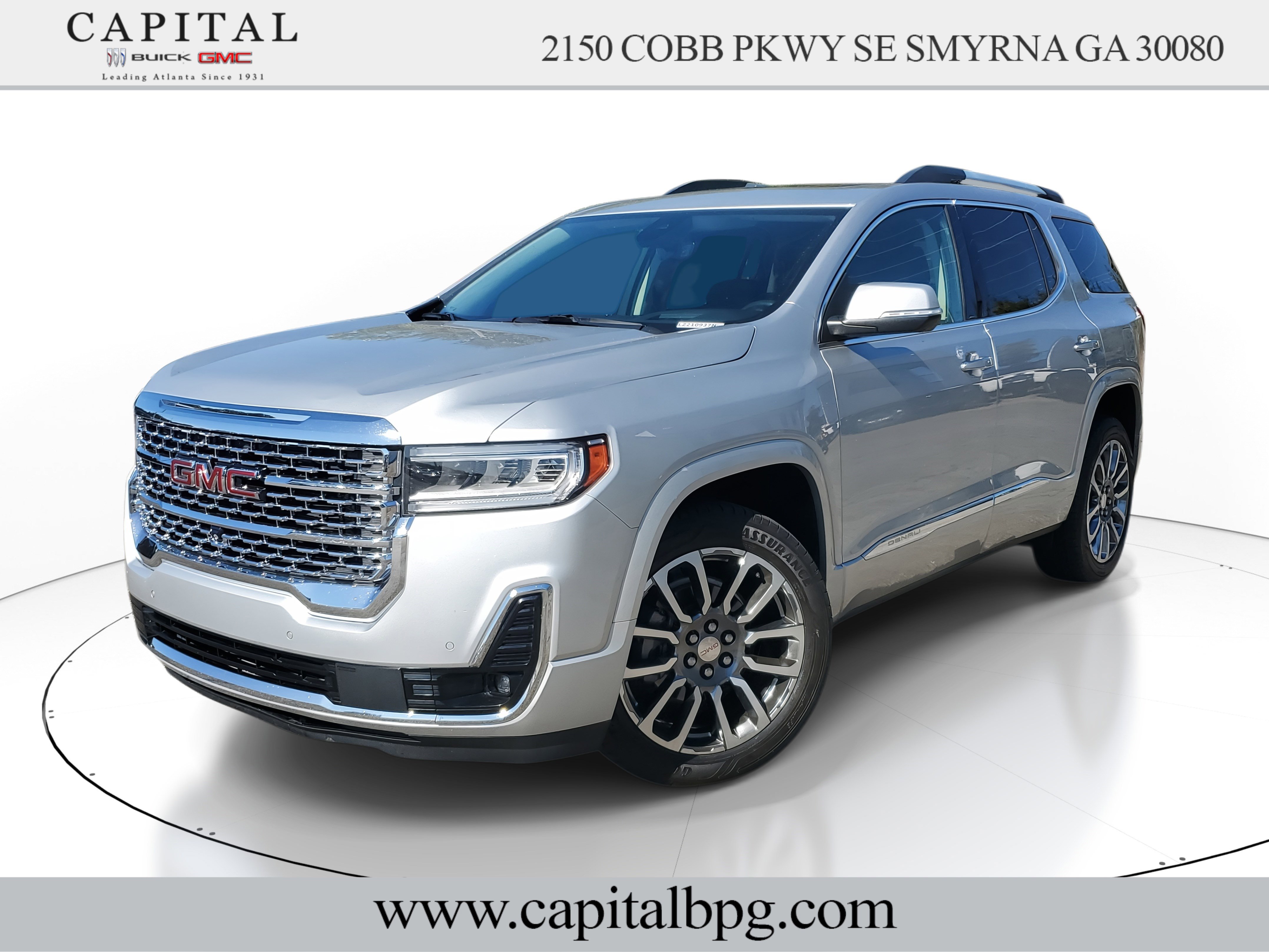 Used 2020 GMC Acadia Denali w/ Technology Package 360° Tour