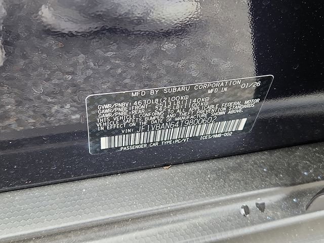 New 2026 Subaru WRX Limited AWD/4WD image 17