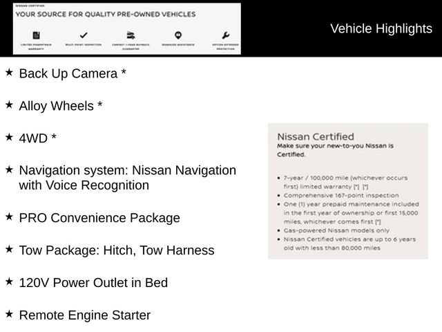Certified 2023 Nissan Frontier PRO-4X w/ Pro Convenience Package AWD/4WD image 9