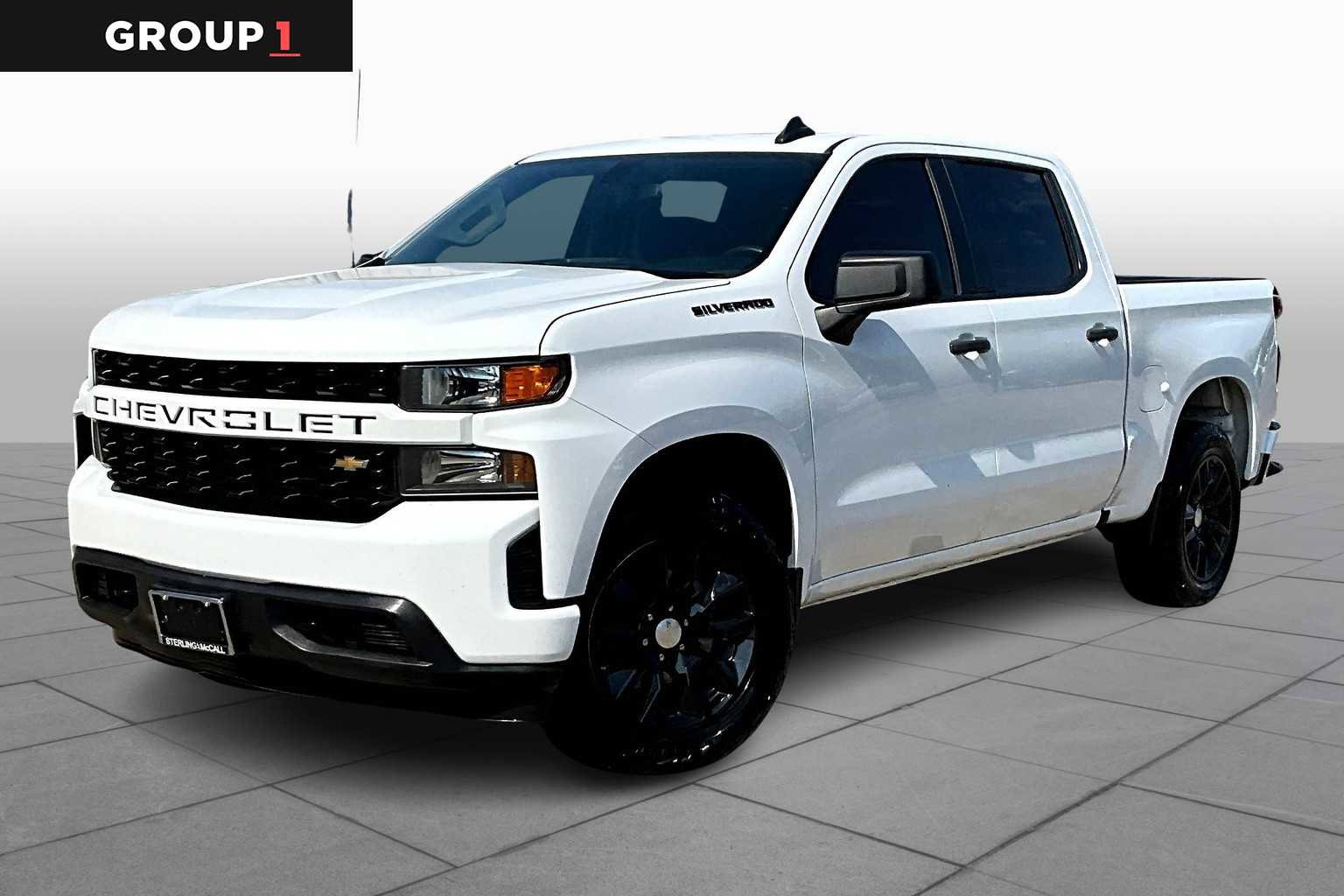 Used 2021 Chevrolet Silverado 1500 Custom w/ LPO, Dark Essentials Package