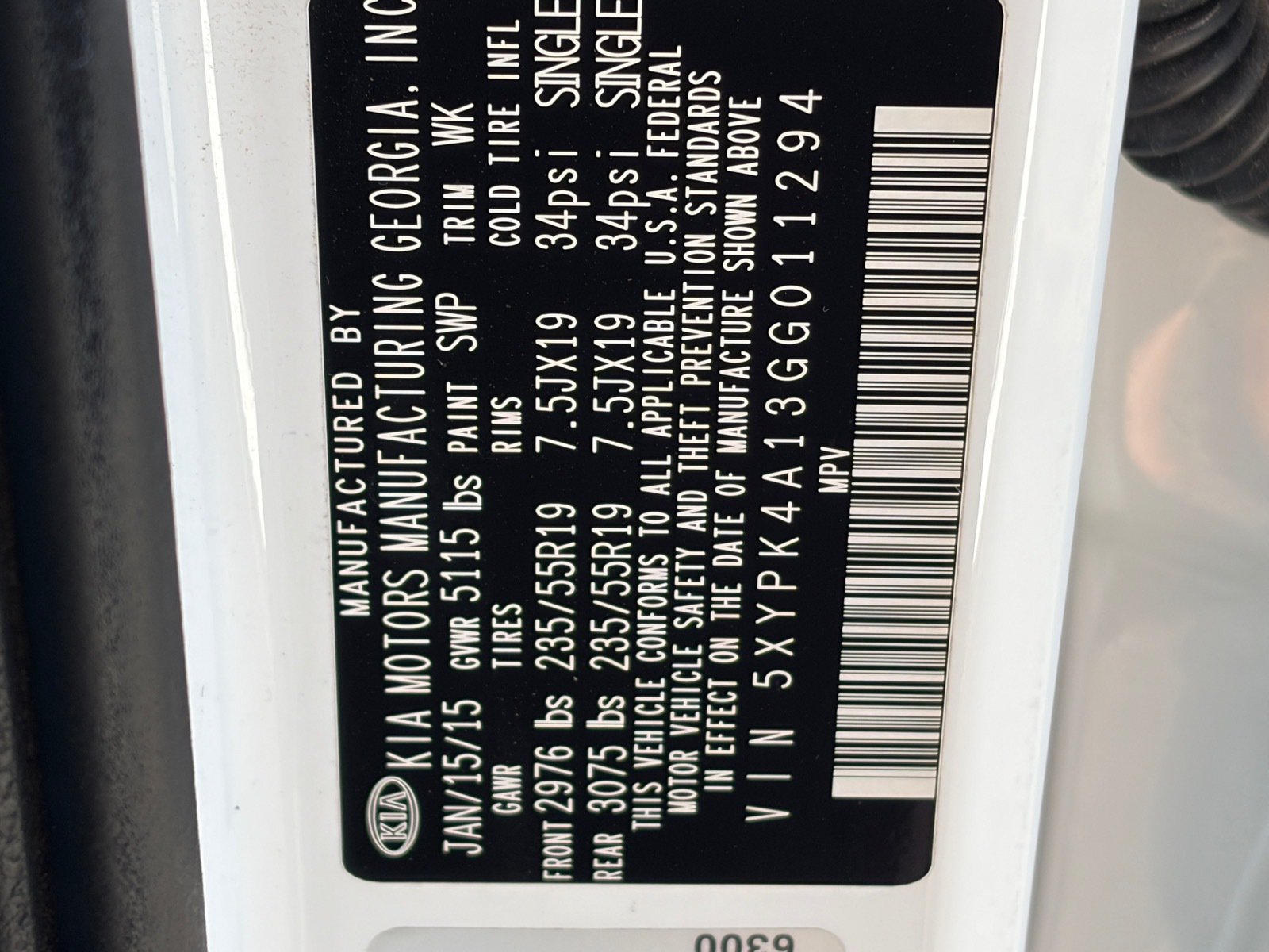 Used 2016 Kia Sorento SX FWD image 34
