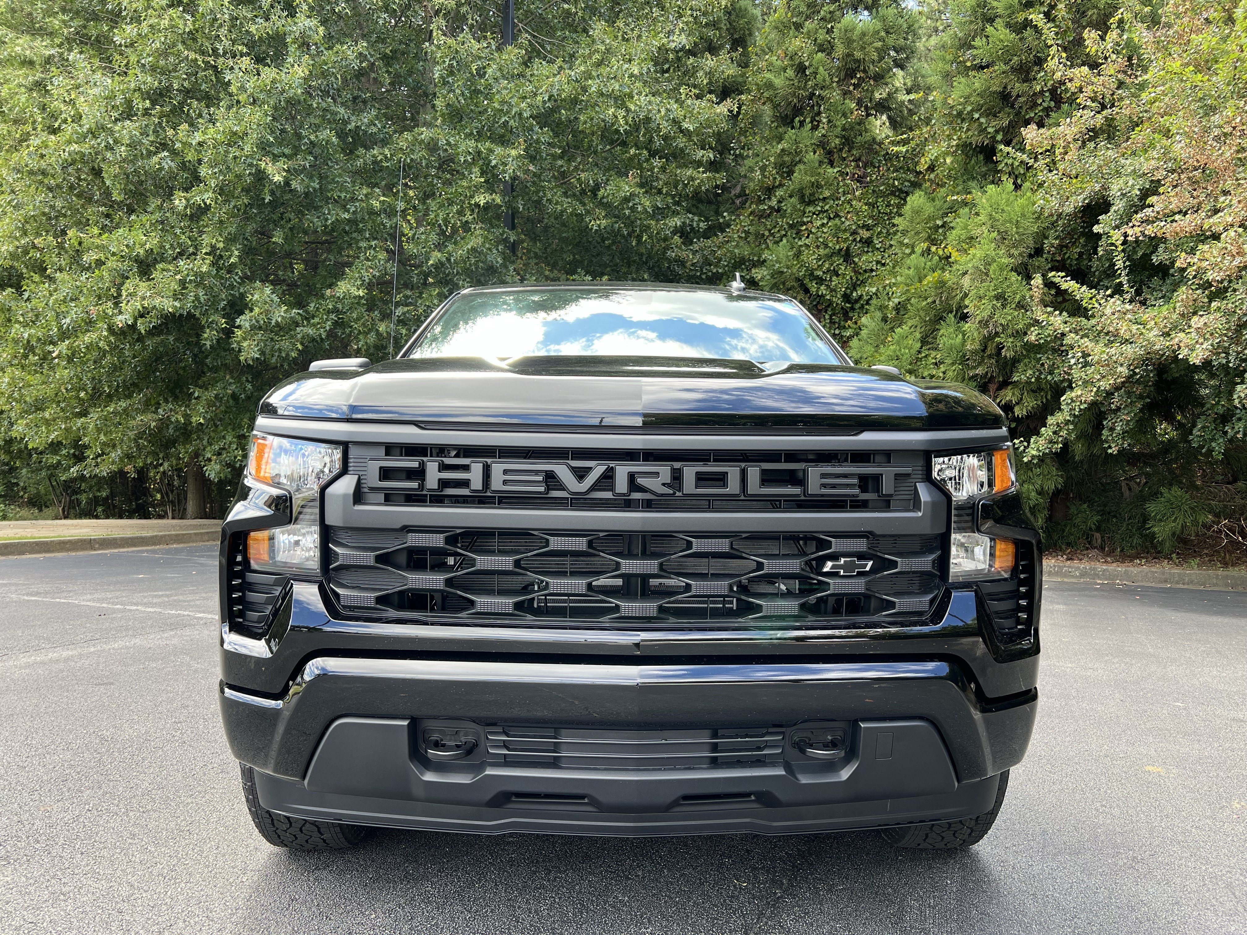 New 2026 Chevrolet Silverado 1500 Custom w/ Turbomax Blackout Package AWD/4WD image 3