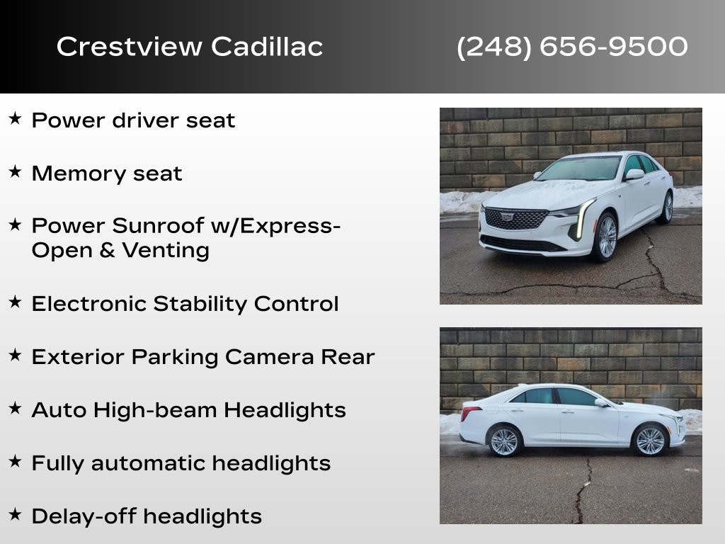 Certified 2023 Cadillac CT4 Premium Luxury w/ Climate Package image 36