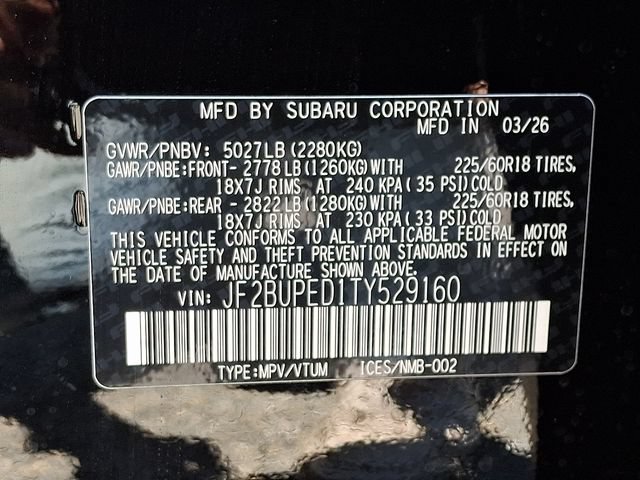 New 2026 Subaru Outback Touring AWD/4WD image 18