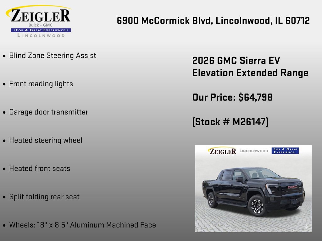 New 2026 GMC Sierra EV Elevation AWD/4WD image 30