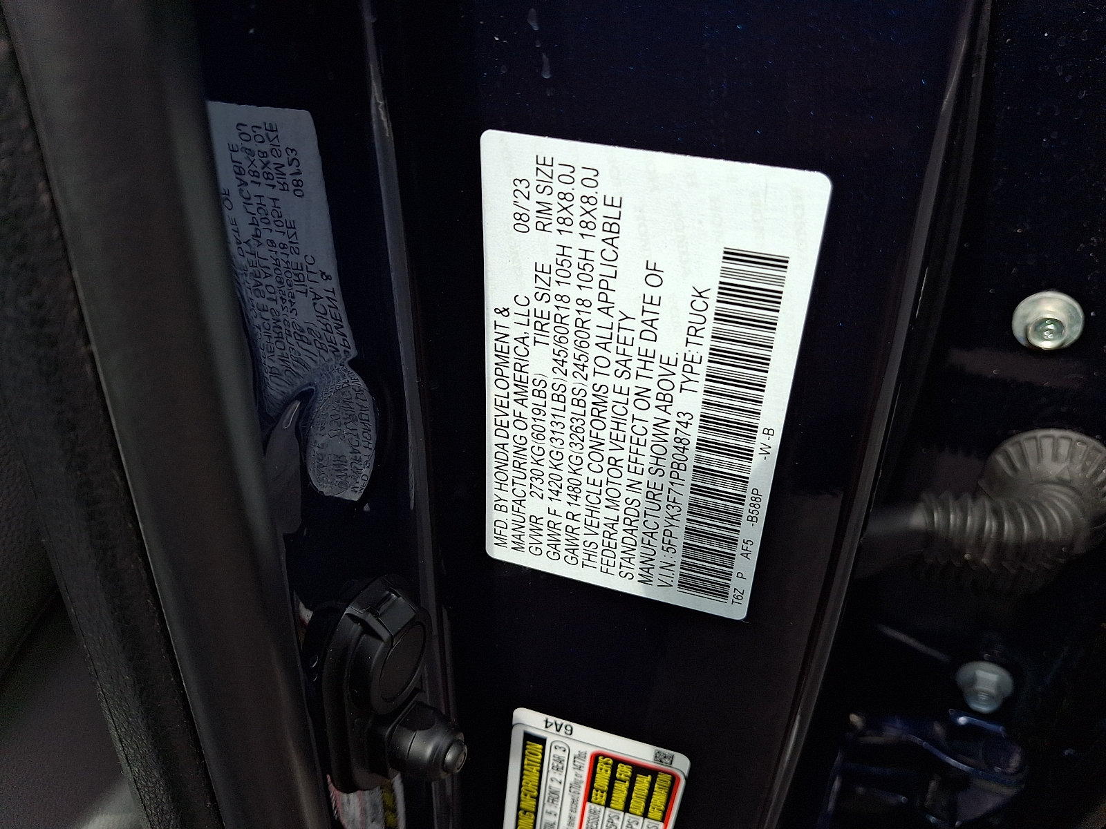 Certified 2023 Honda Ridgeline RTL-E image 27