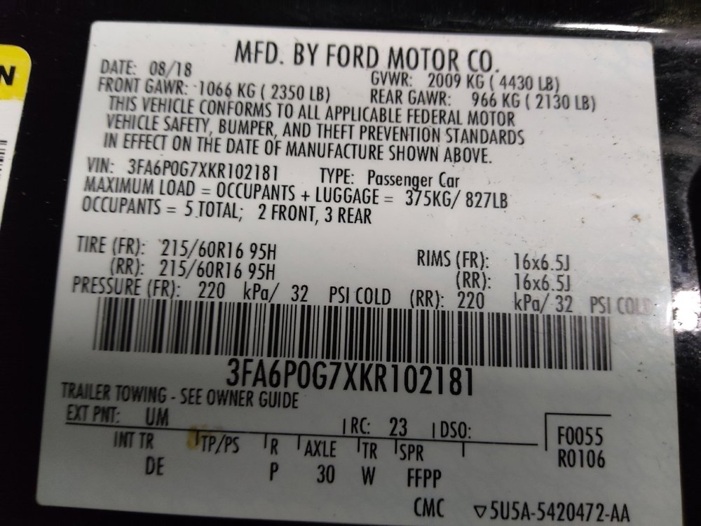 Used 2019 Ford Fusion S image 33