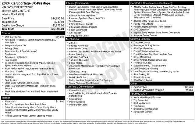 Used 2024 Kia Sportage SX image 4