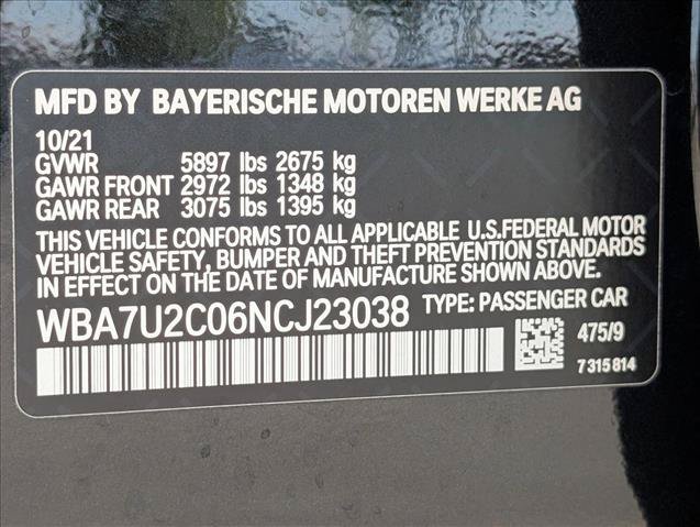 Used 2022 BMW 750i xDrive AWD/4WD image 28