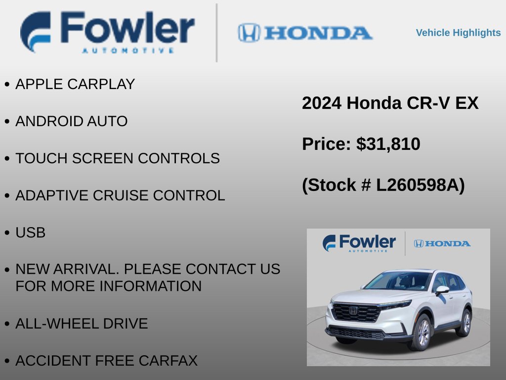 Used 2024 Honda CR-V EX image 8