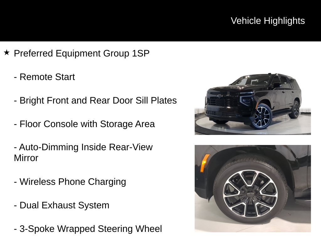 Used 2025 Chevrolet Tahoe RST w/ Comfort Package AWD/4WD image 13