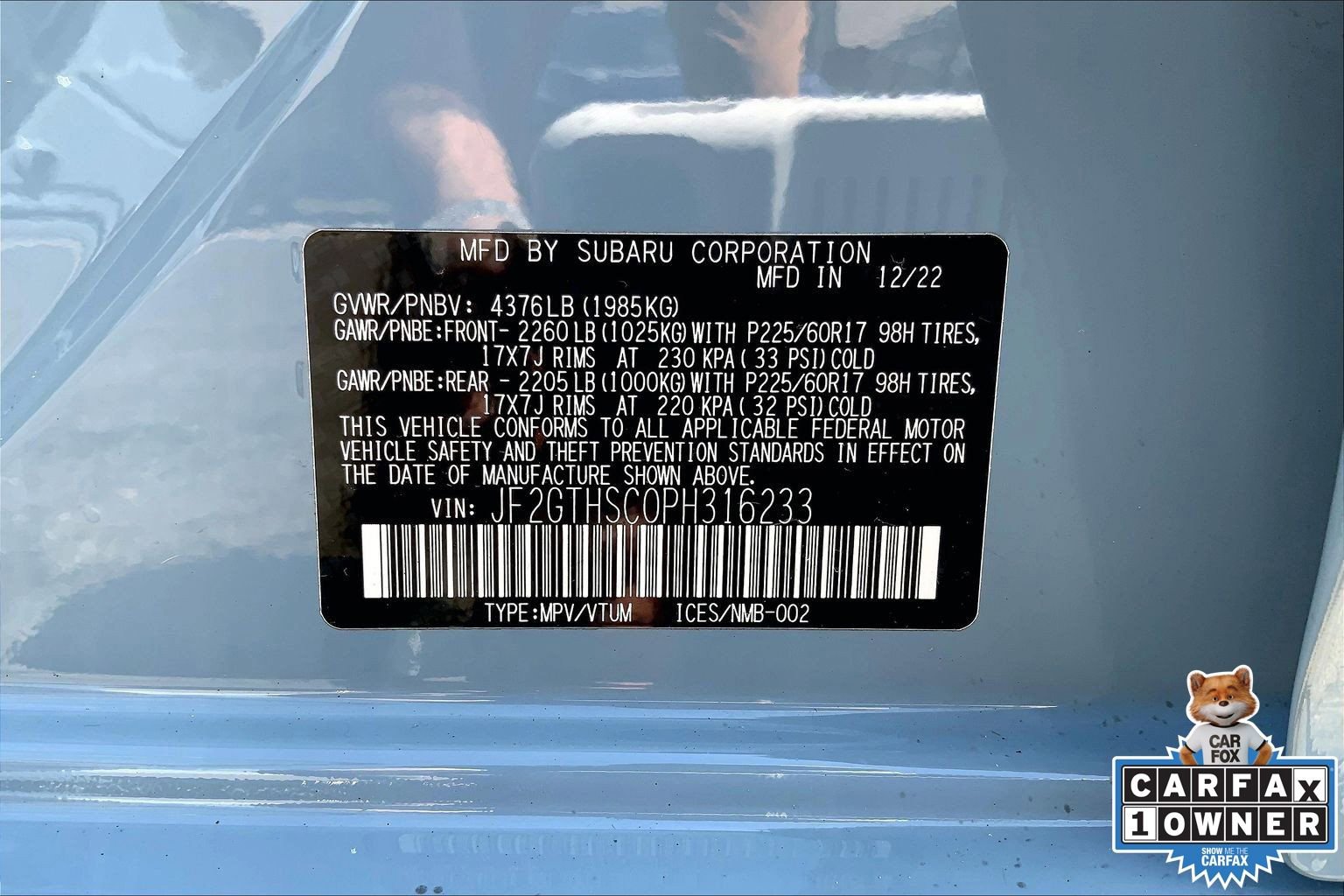 Certified 2023 Subaru Crosstrek 2.5i Sport AWD/4WD image 33