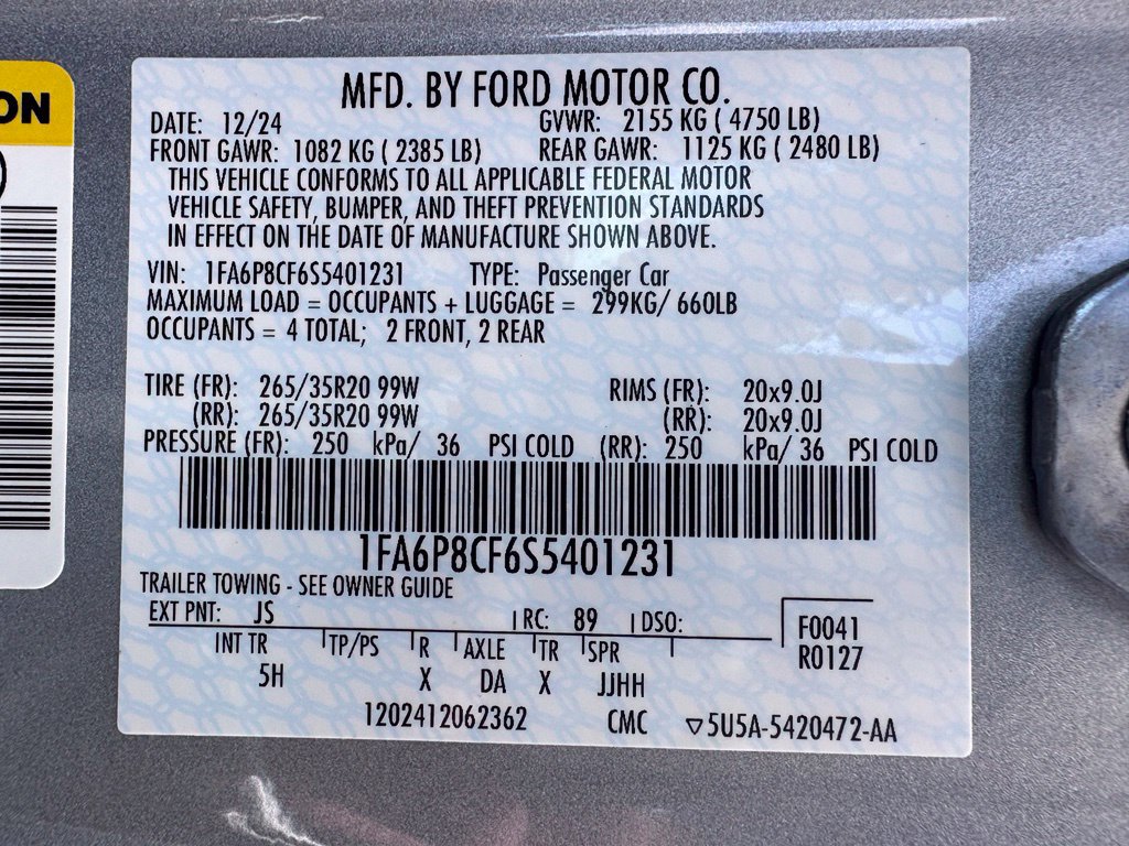 Used 2025 Ford Mustang GT Premium RWD image 46