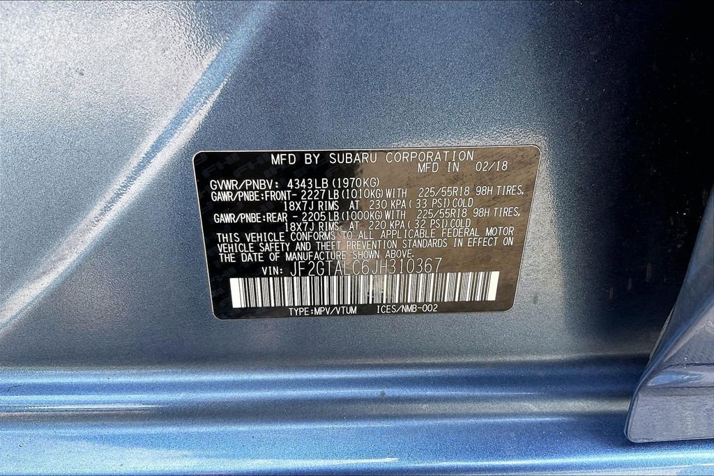 Used 2018 Subaru Crosstrek 2.0i Limited image 43