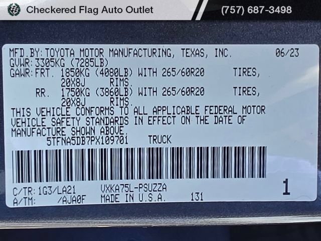 Used 2023 Toyota Tundra Platinum AWD/4WD image 52