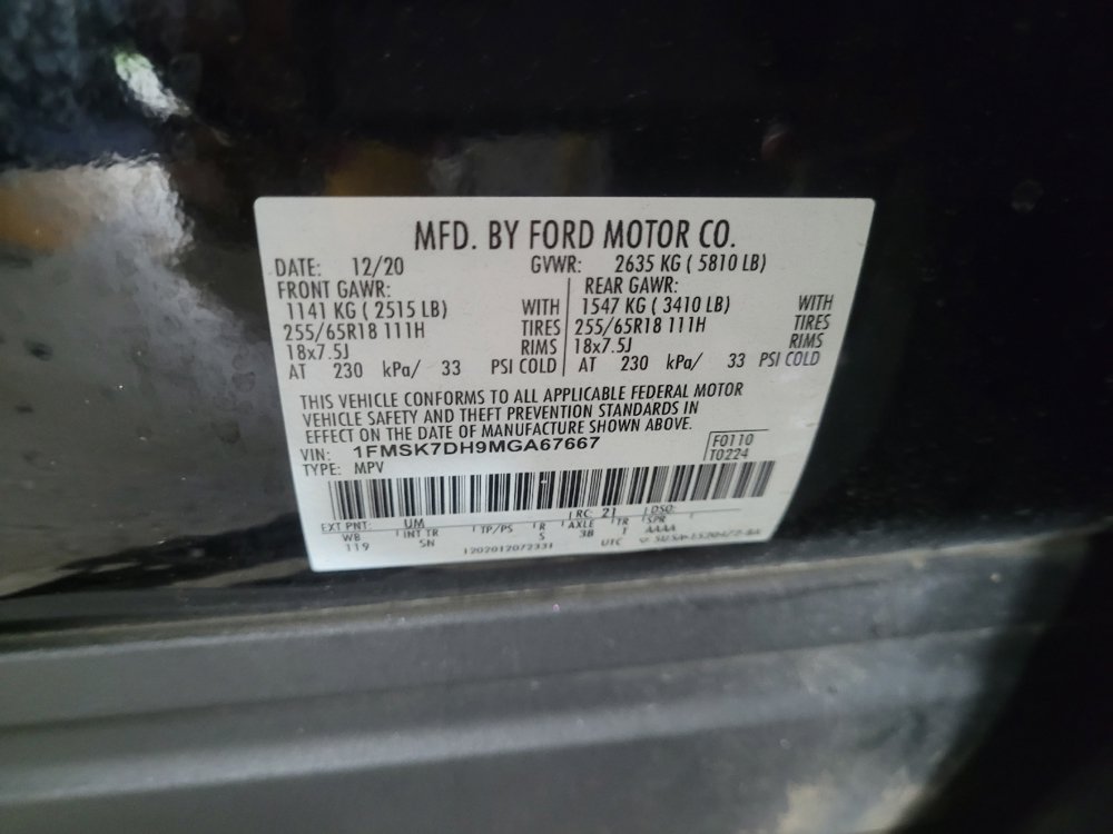 Used 2021 Ford Explorer XLT w/ Equipment Group 202A RWD image 33