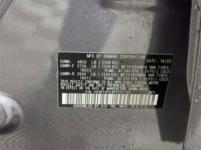 Used 2023 Subaru Outback Touring image 16