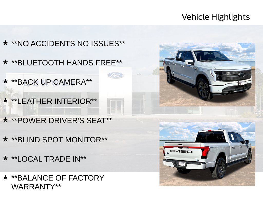 Certified 2023 Ford F150 Lightning Lariat AWD/4WD image 6