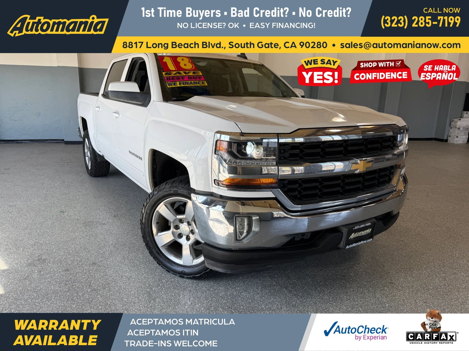 Used 2018 Chevrolet Silverado 1500 LT w/ All Star Edition RWD image 1