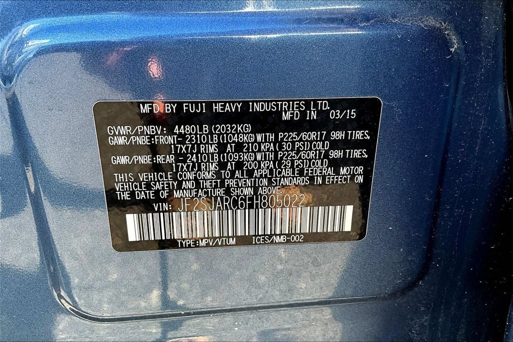 Used 2015 Subaru Forester 2.5i Limited AWD/4WD image 17