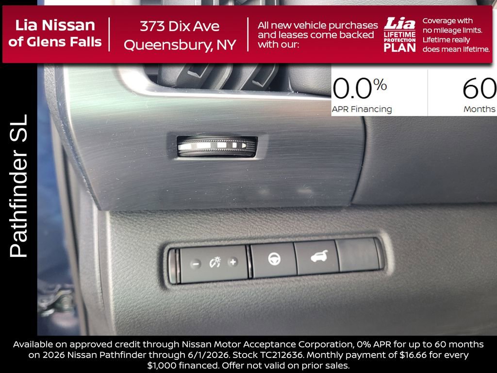 New 2026 Nissan Pathfinder SL w/ SL Premium Package AWD/4WD image 16