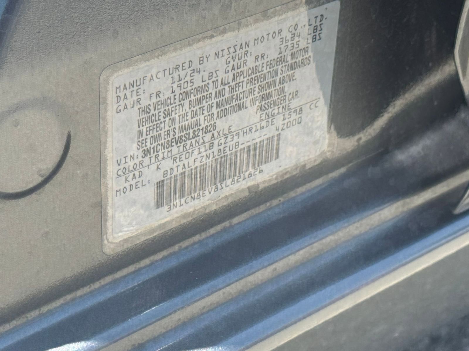 Used 2025 Nissan Versa SV FWD image 28