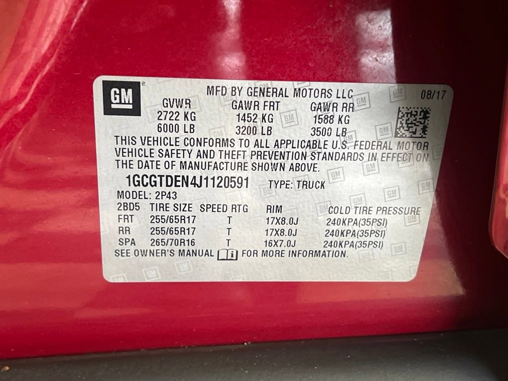 Used 2018 Chevrolet Colorado Z71 AWD/4WD image 54