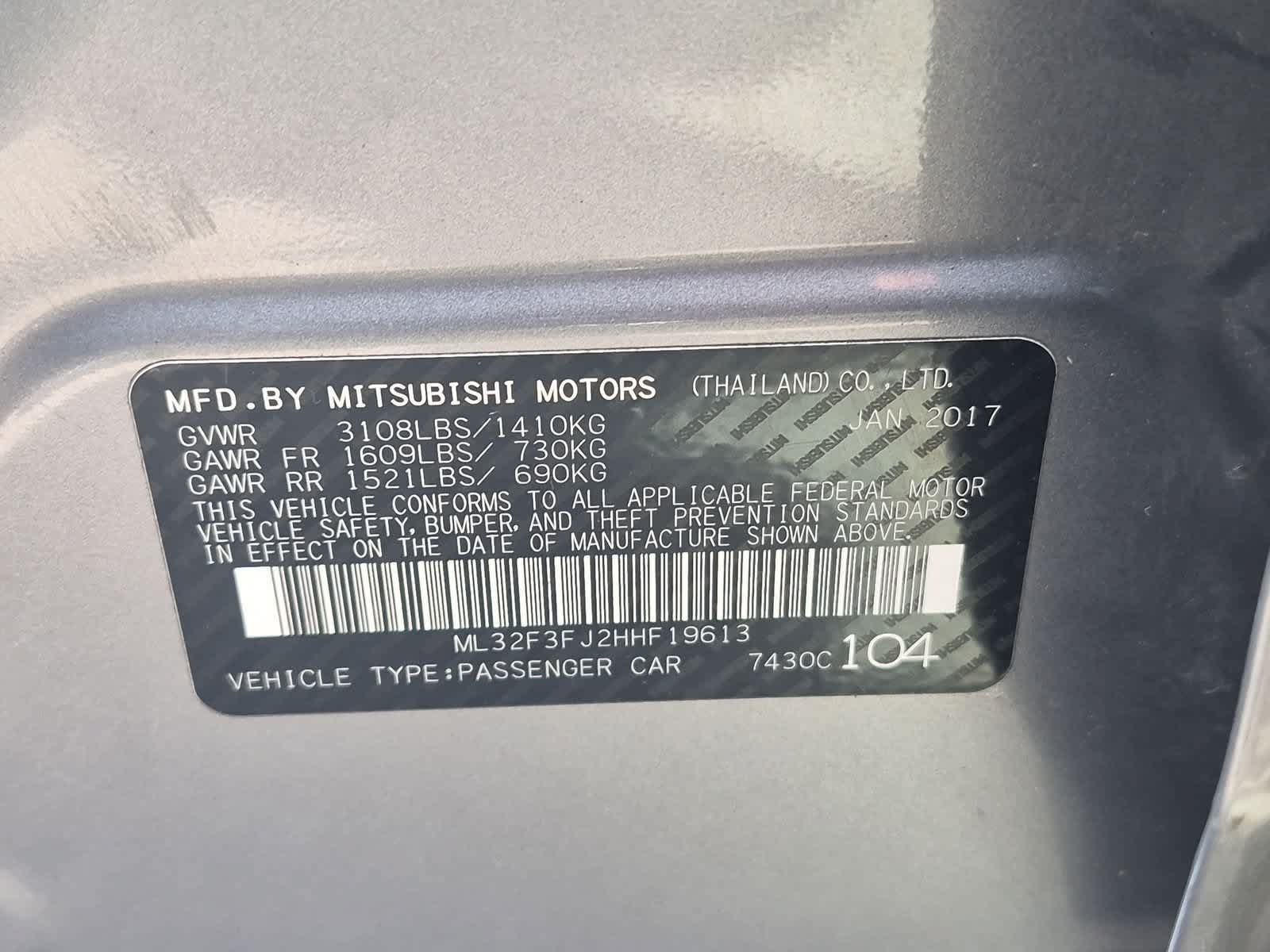 Used 2017 Mitsubishi Mirage G4 ES FWD image 35