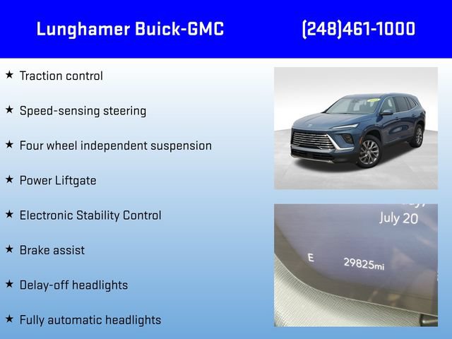 Used 2025 Buick Enclave Preferred w/ Trailering Package, 5000 lbs. FWD image 24
