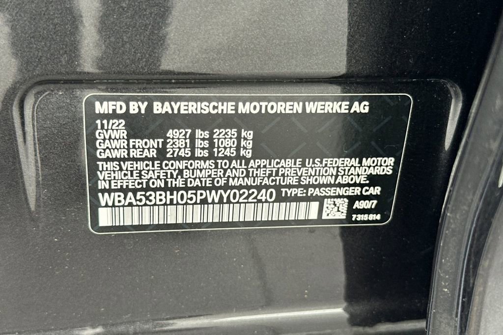 Used 2023 BMW 530i w/ M Sport Package RWD image 34