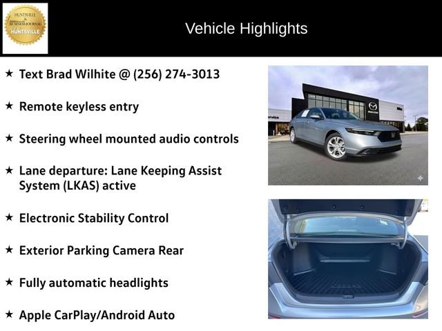 Used 2025 Honda Accord LX image 6