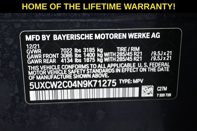 Used 2022 BMW X7 xDrive40i w/ Premium Package AWD/4WD image 61