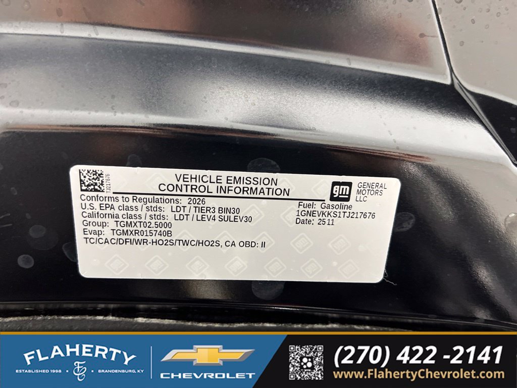 Used 2026 Chevrolet Traverse High Country w/ LPO, Floor Liner Package AWD/4WD image 17