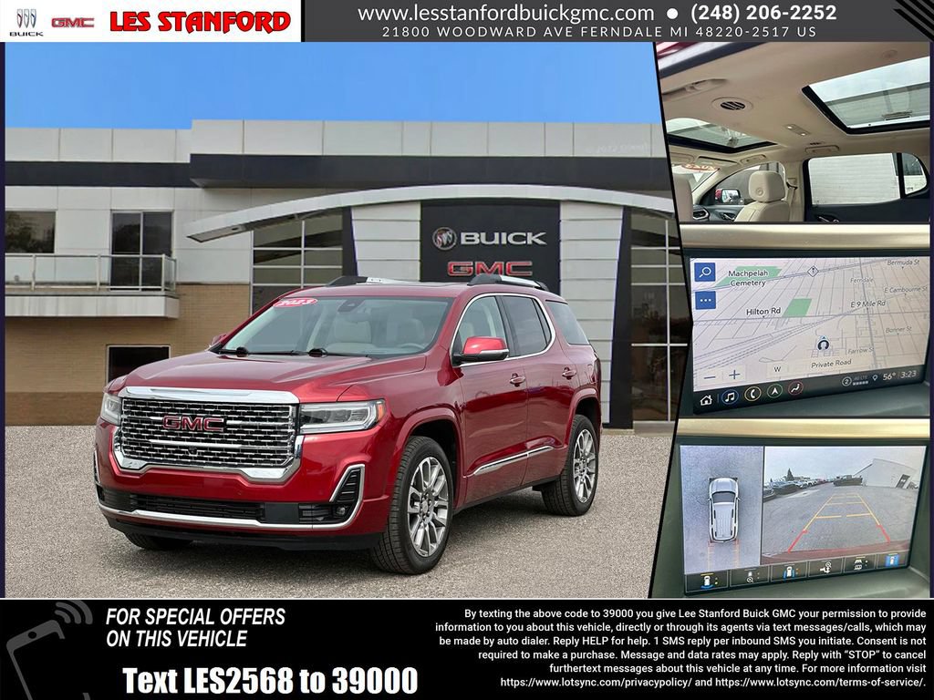 Used 2023 GMC Acadia Denali w/ Denali Ultimate Package