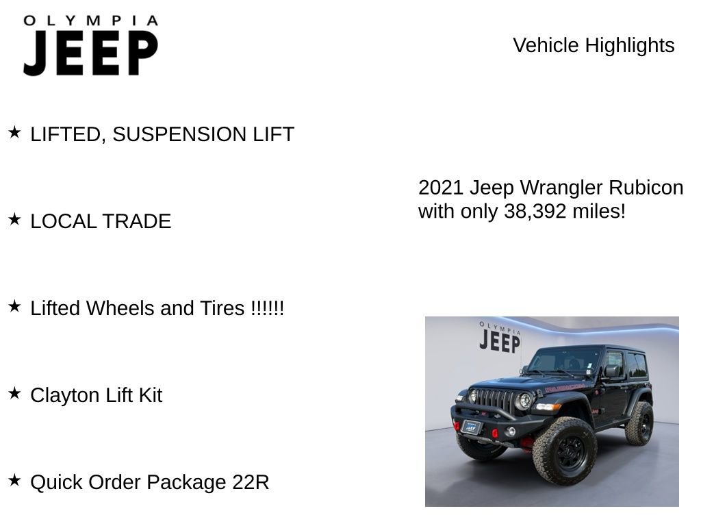 Used 2021 Jeep Wrangler Rubicon image 7
