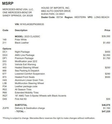 Certified 2023 Mercedes-Benz CLA 250 image 4