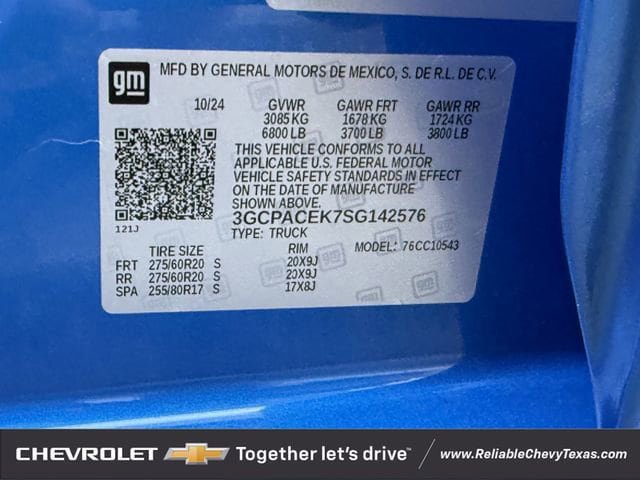 Used 2025 Chevrolet Silverado 1500 LT w/ Texas Edition Plus RWD image 36