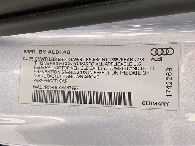 Used 2025 Audi A5 2.0T Premium w/ Premium Plus AWD/4WD image 32