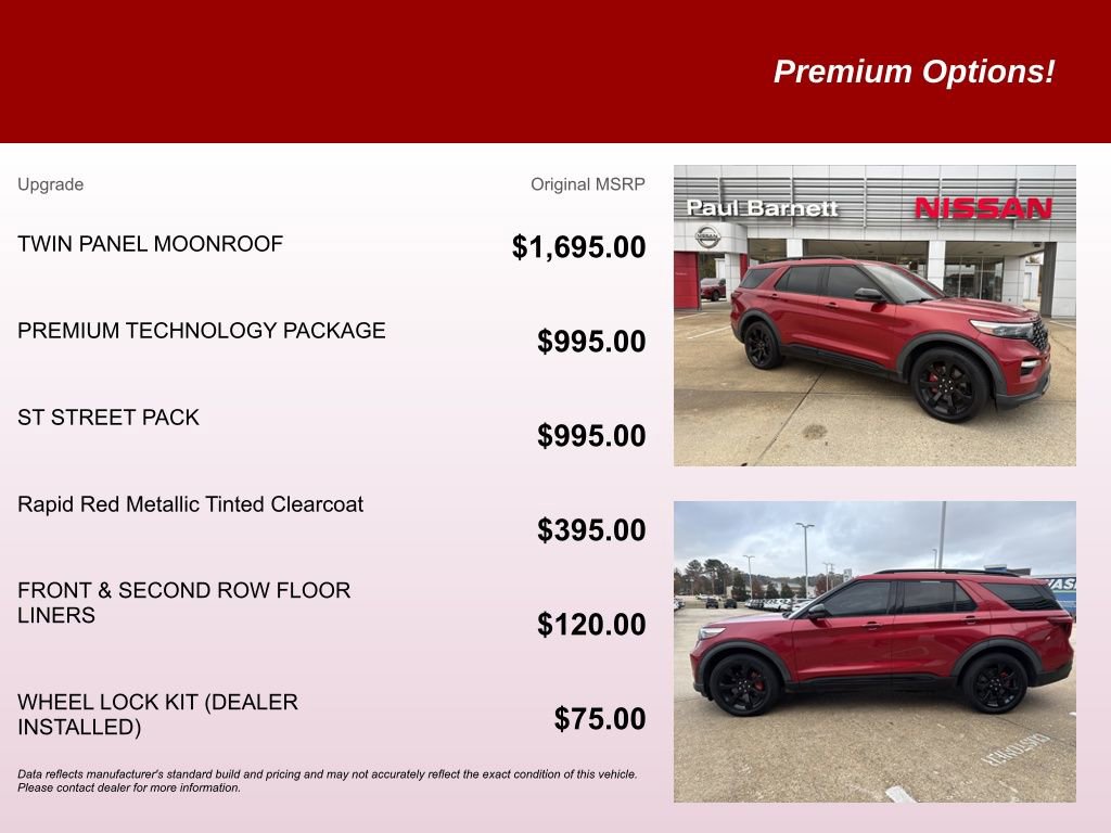 Used 2020 Ford Explorer ST w/ ST Street Pack image 9