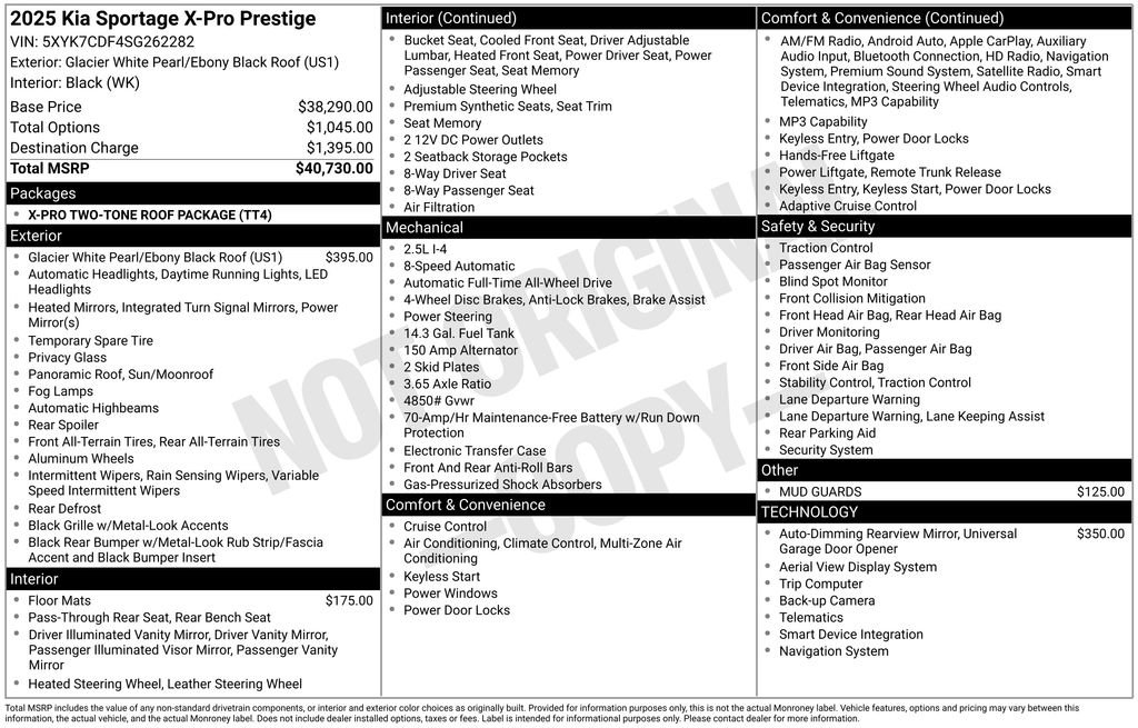 Used 2025 Kia Sportage X-Pro Prestige image 2
