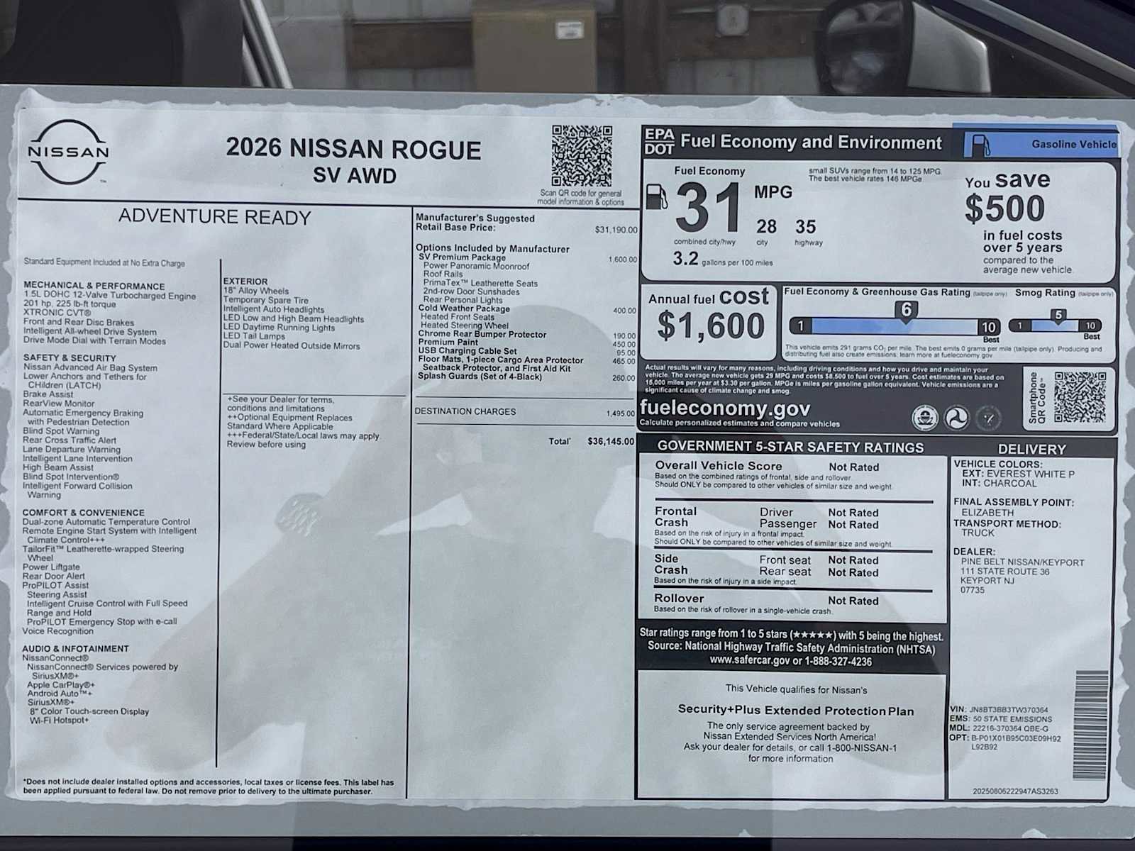 New 2026 Nissan Rogue SV image 6