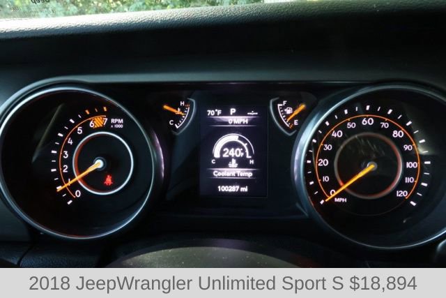 Used 2018 Jeep Wrangler Unlimited Sport S image 5