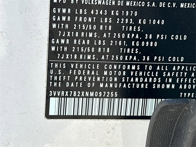 Used 2022 Volkswagen Taos SE image 36