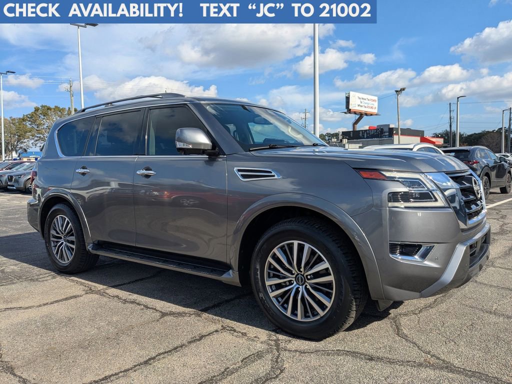 Used 2023 Nissan Armada SL w/ Captain's Chairs Package
