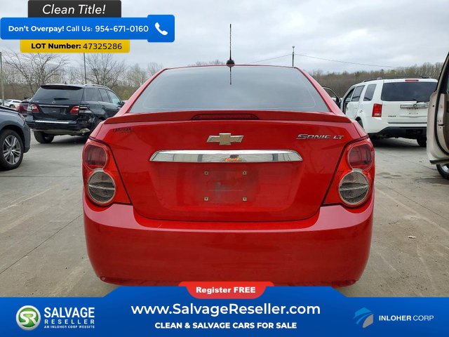 Used 2015 Chevrolet Sonic LT w/ Wheels and Fog Lamp Package FWD image 8