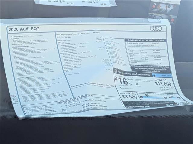 New 2026 Audi SQ7 Premium Plus image 20