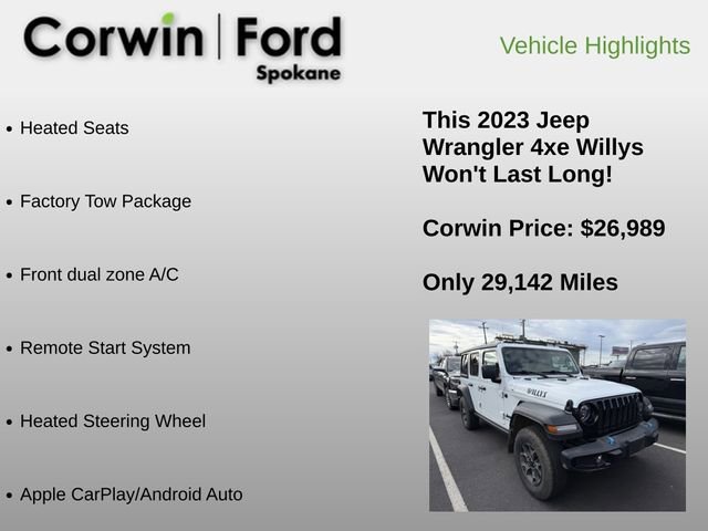 Used 2023 Jeep Wrangler Unlimited w/ Cold Weather Group image 6
