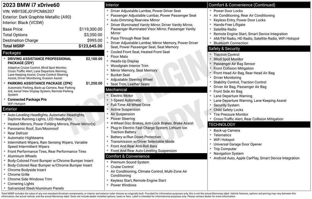 Used 2023 BMW i7 xDrive60 image 23