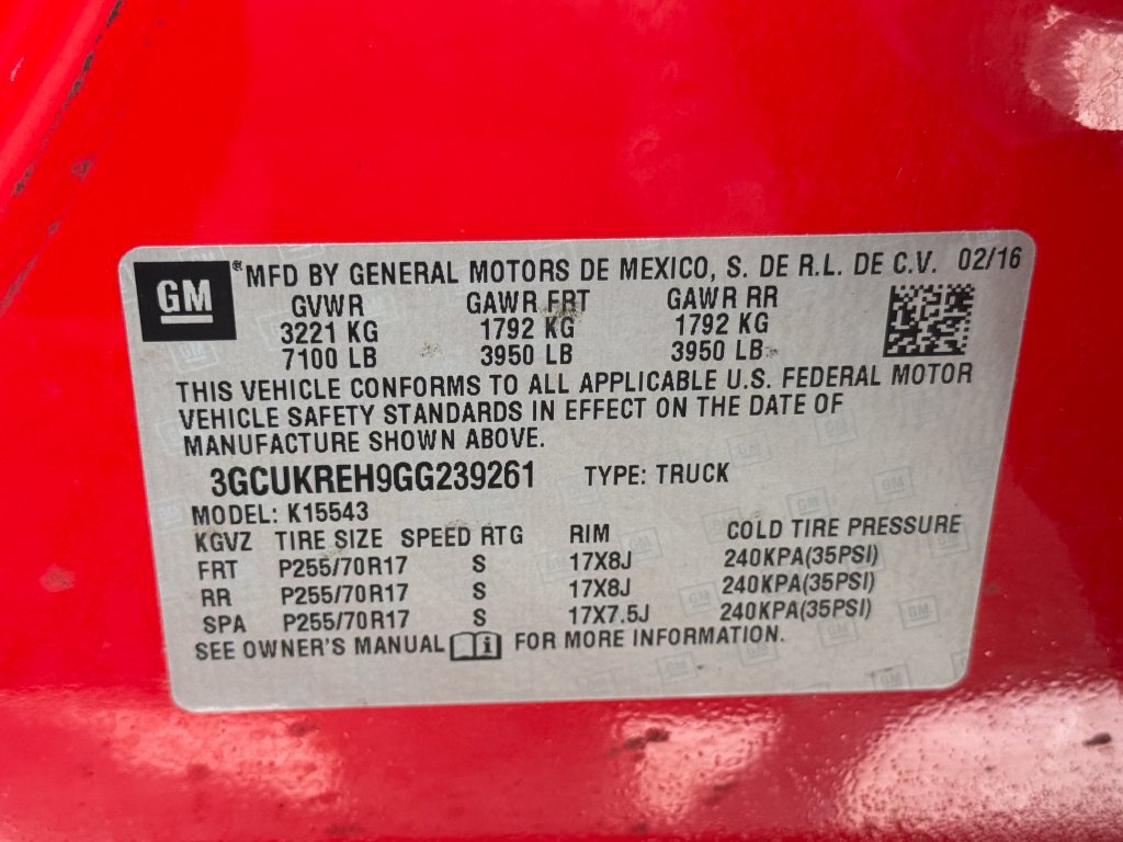 Certified 2016 Chevrolet Silverado 1500 LT AWD/4WD image 13